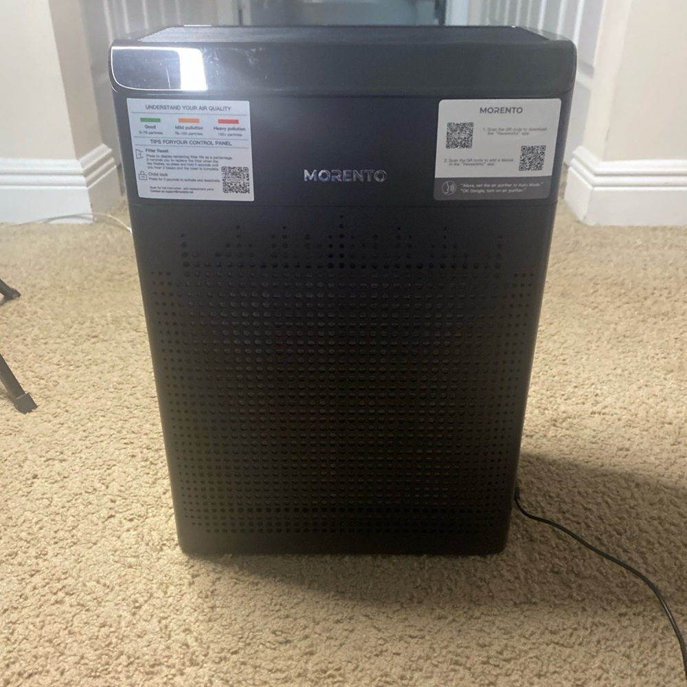 Morento Air Purifier HEPA – Large Unit – Strong Airflow – Works Perfect 🔥 - Picture 2 of 10